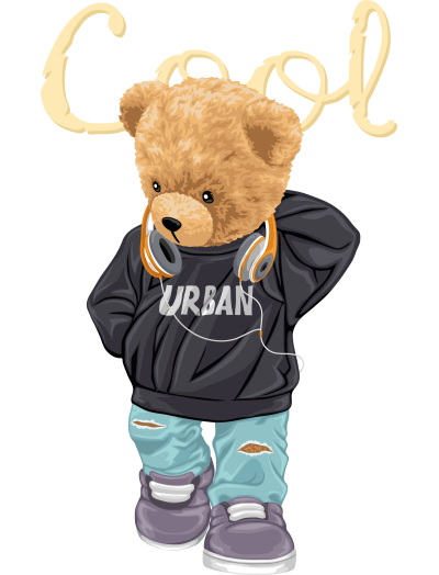 LACİ T-SHİRT TEDDY - DFT TRANSFER BASKI ÜRÜNÜ