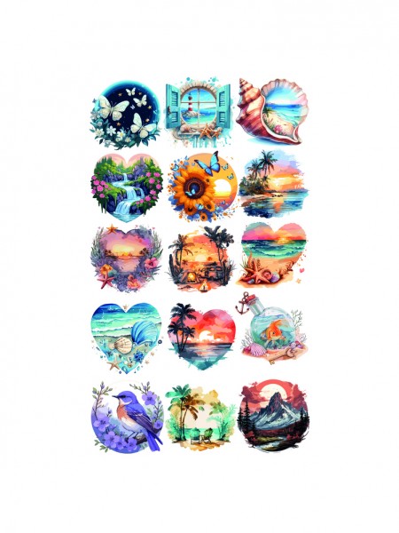 KARIŞIK MANZARA GÖRSELİ 1 METRE