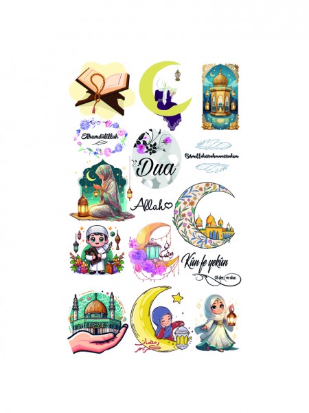 KARIŞIK İSLAMI GÖRSELLER 1 METRE