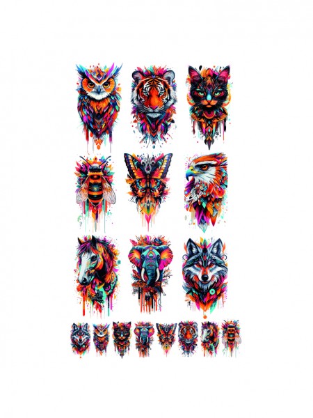 POP ART HAYVANLAR 1 METRE