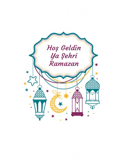 HOŞGELDİN RAMAZAN SUPLA SERVİS PEÇETELİK 29 CM 6 ADET