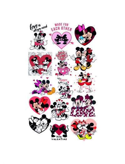 SEVGİLİLER GÜNÜ ÖZEL MICKEY MINNIE LOVE 1 METRE