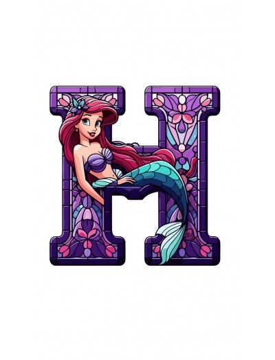 DENİZ KIZI H HARF 19 CM